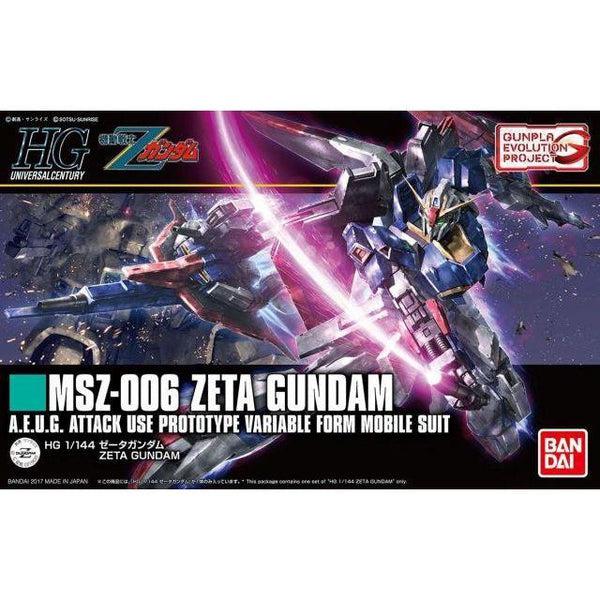 Bandai 1/144 HGUC MSZ-006 Zeta Gundam package art