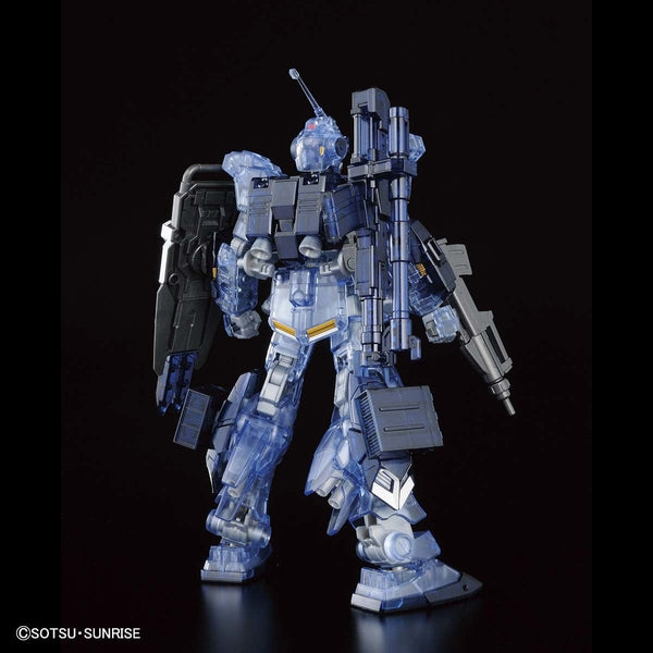 P-Bandai 1/144 Gundam Base Limited HGUC Pale Rider Ground Heavy Equipment Type Clear Colour rear view.