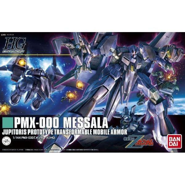 Bandai 1/144 HGUC PMX-000 Messala package artwork