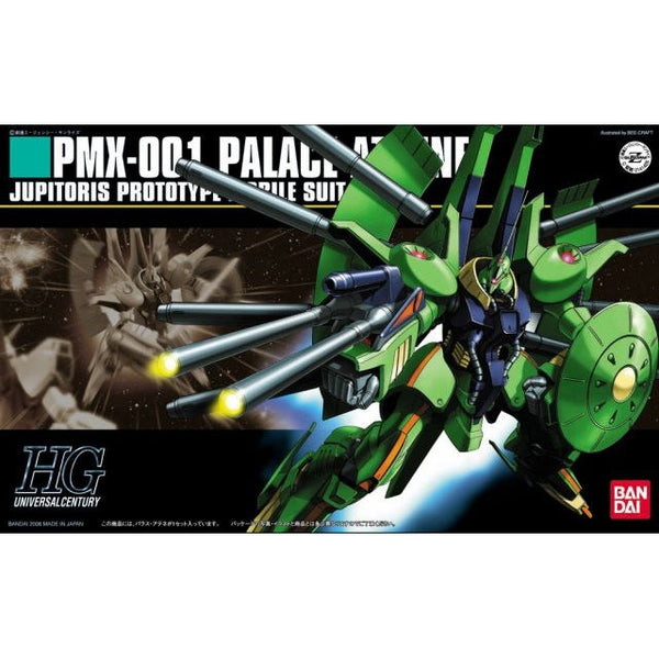 Bandai 1/144 HGUC Palace Athene package artwork