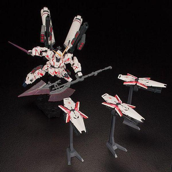 Bandai 1/144 HGUC RX-0 Full Armor Unicorn Gundam Destroy Mode Red Colour Ver. with 3 shields