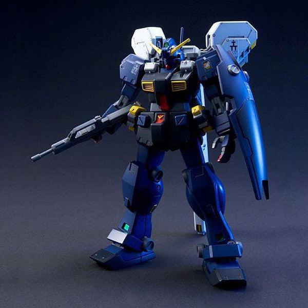 Bandai 1/144 HGUC Hazel Tr-1 Hazel -II front on pose with weapons and thrusters