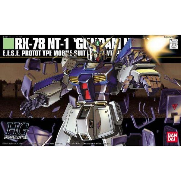 Bandai 1/144 HGUC RX-78 NT-1 Gundam NT-1 Alex package art