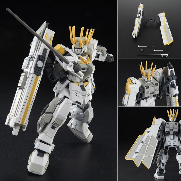 P-Bandai 1/144 HG White Rider  action pose with wing binder and other weapons