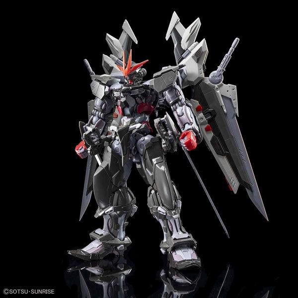 Bandai 1/100 HiRM Gundam Astray Noir front on pose