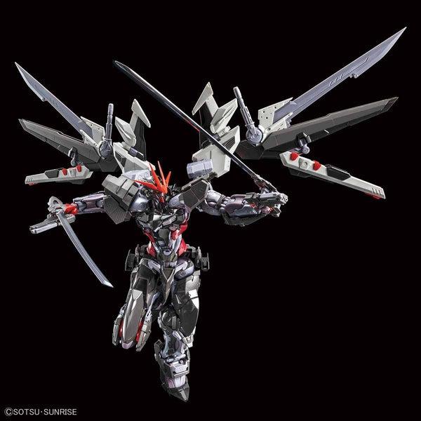 Bandai 1/100 HiRM Gundam Astray Noir swords in the wings