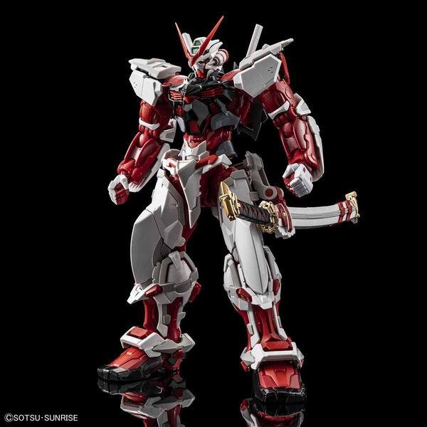 Bandai 1/100 HiRM Gundam Astray Red Frame front pose 2