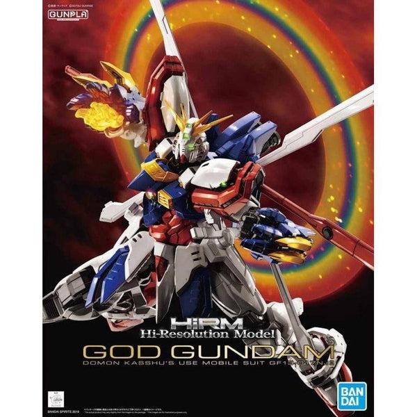 Bandai 1/100 HiRM God Gundam package art