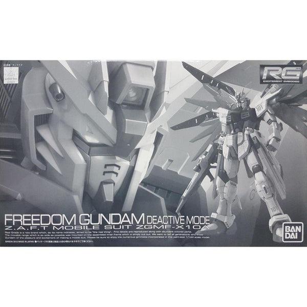 P-Bandai 1/144 RG Freedom Gundam (Deactive Mode) package art