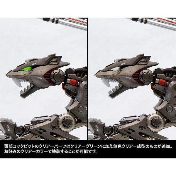 Kotobukiya 1/72 HMM Zoids EZ-035 Lightning Saix Markings Plus Ver. head close up different eye options
