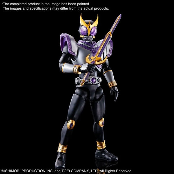 Bandai Figure Rise Standard Kamen Rider Kuuga Titan Form/Rising Titian  action pose with weapon. 