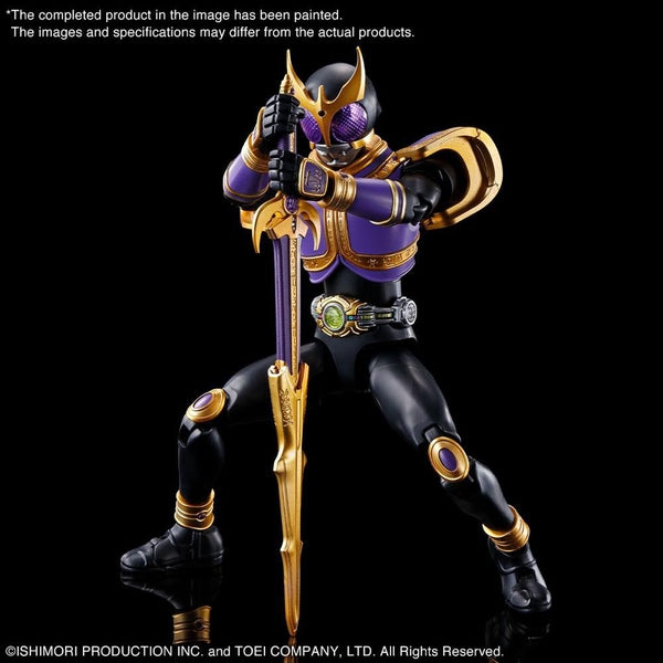 Bandai Figure Rise Standard Kamen Rider Kuuga Titan Form/Rising Titian  action pose with weapon. 4