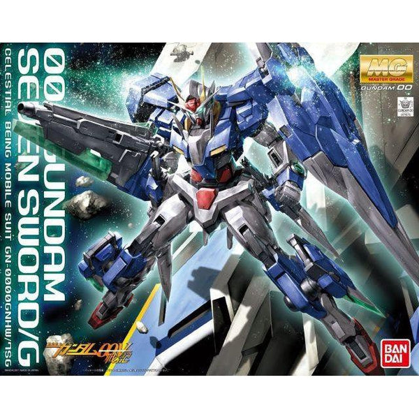 Bandai 1/100 MG 00 Gundam Seven Sword/G package artwork