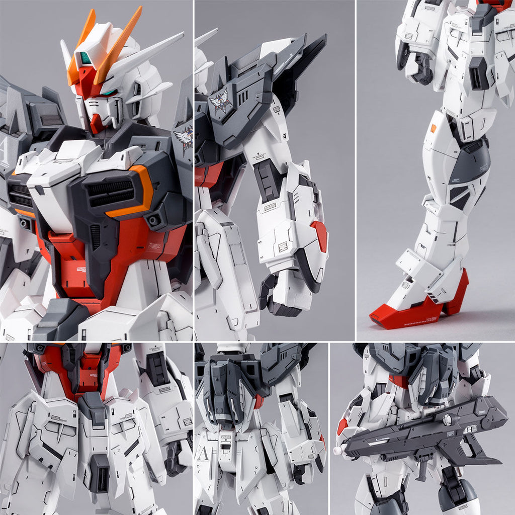 P-Bandai 1/100 MG Ex Impulse Gundam split pics of close up detailing