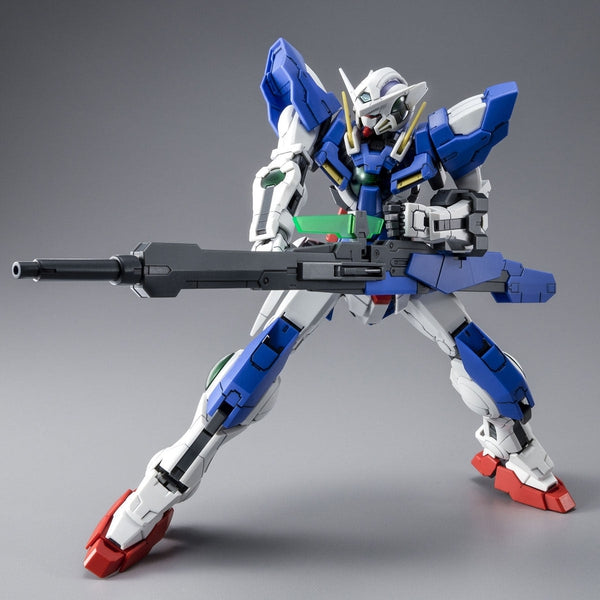 P-Bandai MG 1/100 Gundam Exia Repair III action pose with weapon.  2