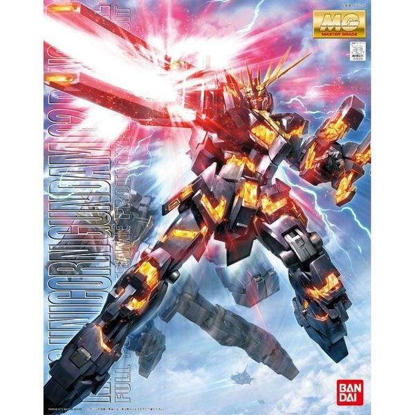 Bandai 1/100 MG Unicorn Gundam 02 Banshee package art