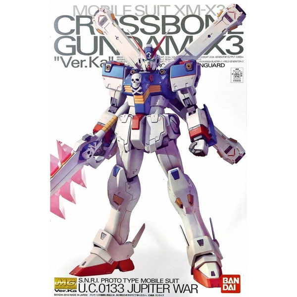 P-Bandai 1/100 MG XM-X3 Crossbone Gundam X3 Ver.Ka package artwork