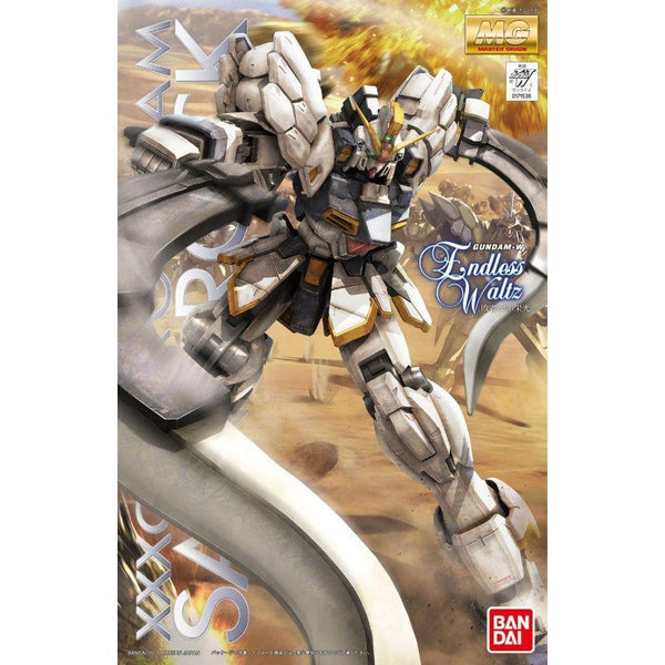 Bandai 1/100 MG Gundam Sandrock EW package artwork