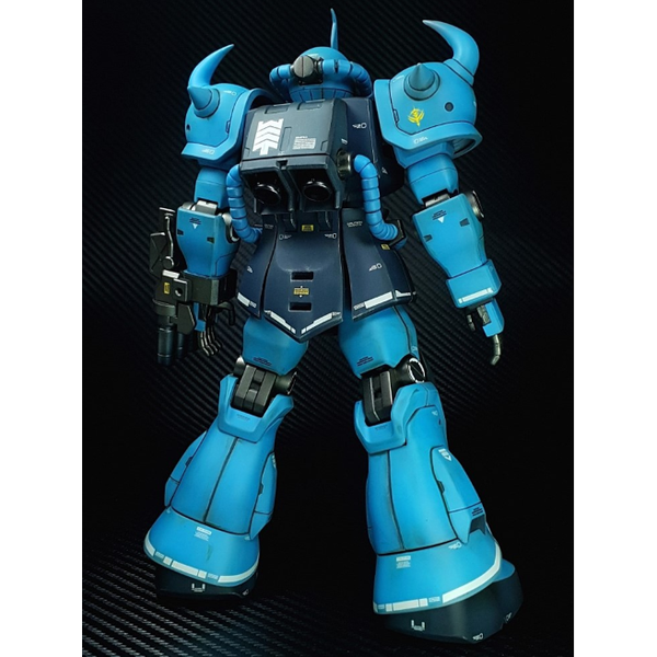 Delpi 1/100 MG Gouf Custom Water Slide Decal example  rear view.