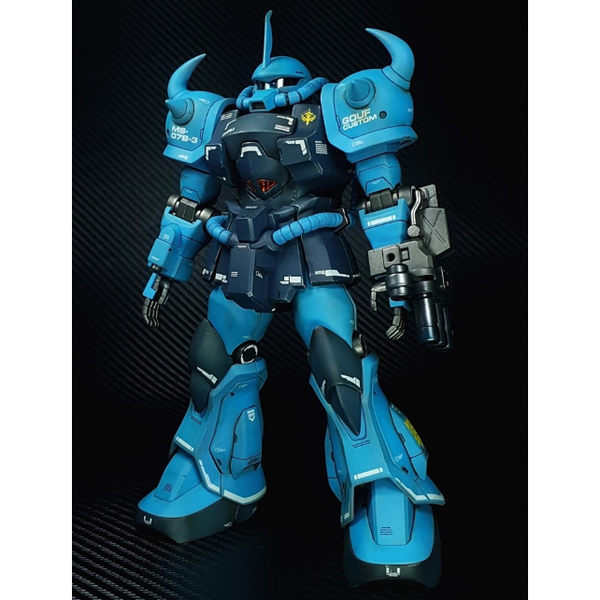 Delpi 1/100 MG Gouf Custom Water Slide Decal front on view.