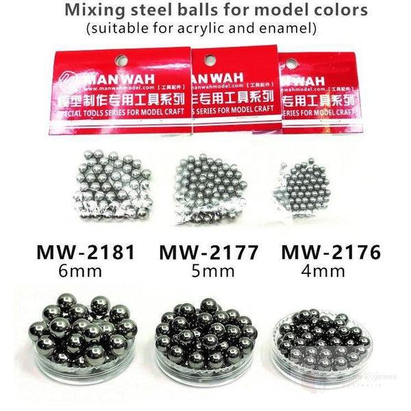 Manwah Mixing Steel Balls (5mm Diameter)