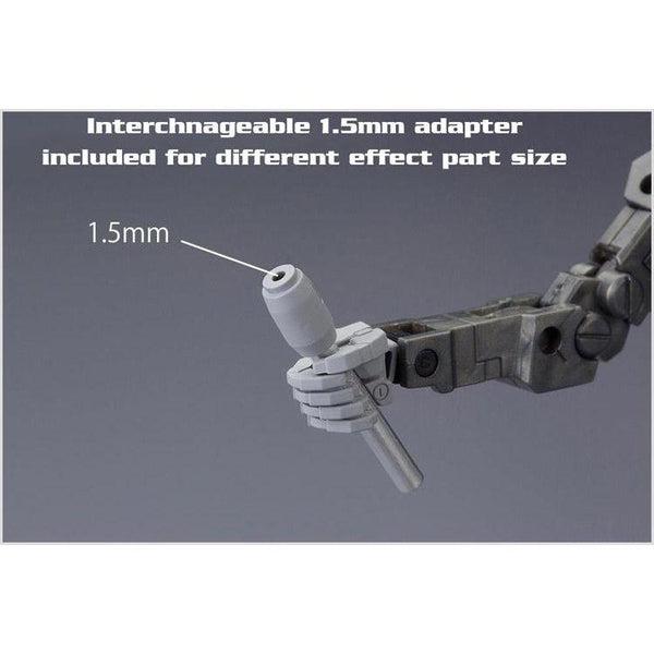 interchangeable adapter for different effect part size