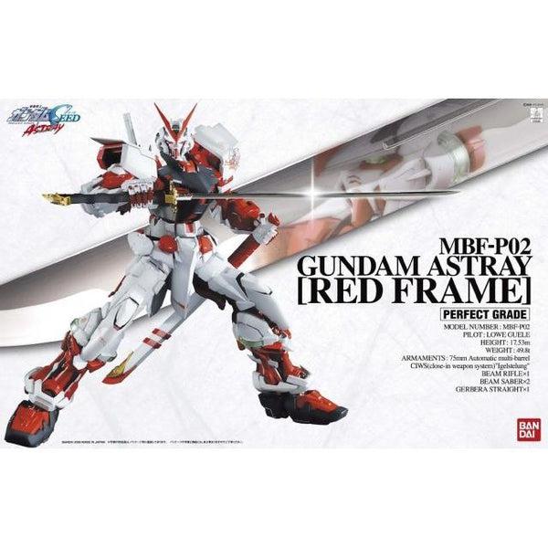 Gundam Express Australia Bandai 1/60 PG Gundam Astray Red Frame package artwork