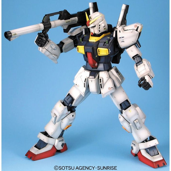 Bandai 1/60 PG RX-78 Gundam Mk-II A.E.U.G action pose with bazooka