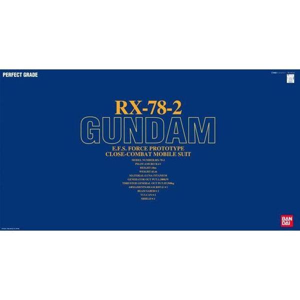 Bandai 1/60 PG RX-78-2 Gundam package artwork
