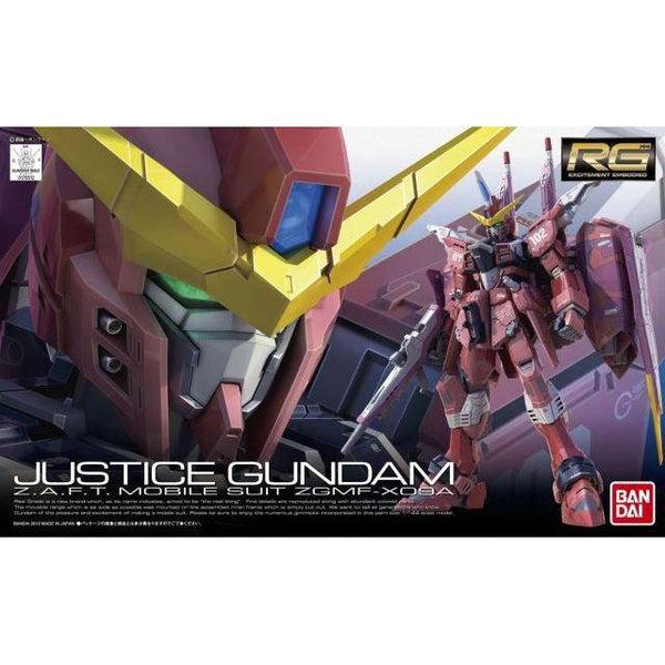 Bandai 1/144 RG Justice Gundam Z.A.F.T. Mobile Suit ZGMF-X09A package art