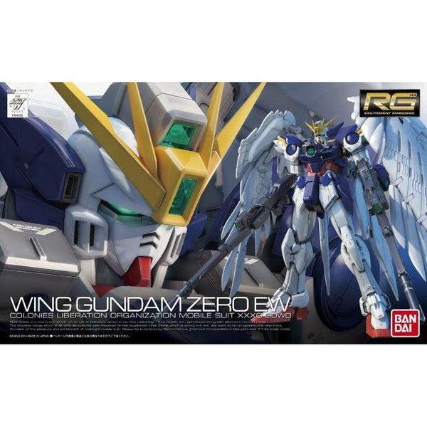 Bandai 1/144 RG XXXG-00W0 Wing Gundam Zero Custom package art