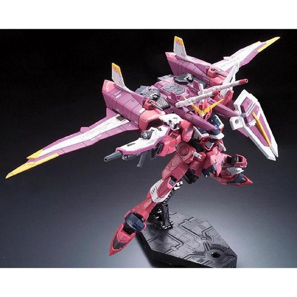 Bandai 1/144 RG Justice Gundam Z.A.F.T. Mobile Suit ZGMF-X09A action pose fantum oo