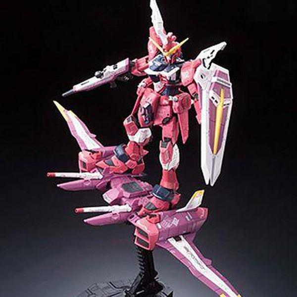 Bandai 1/144 RG Justice Gundam Z.A.F.T. Mobile Suit ZGMF-X09A action pose 3
