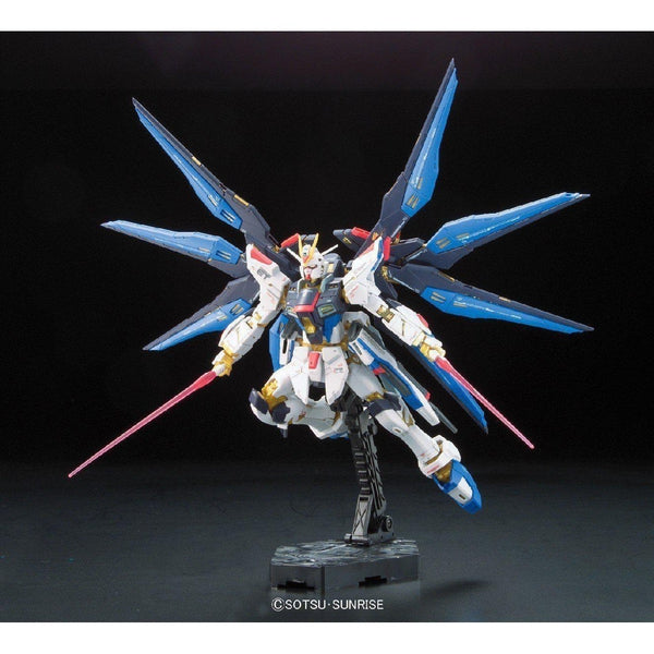 Bandai 1/144 RG Strike Freedom Gundam Z.A.F.T. Mobile Suit ZGMF-X20A action pose 3