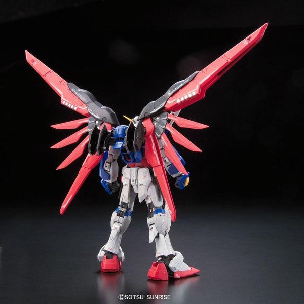 Bandai 1/144 RG ZGMF-X42S Destiny Gundam rear view wings spread