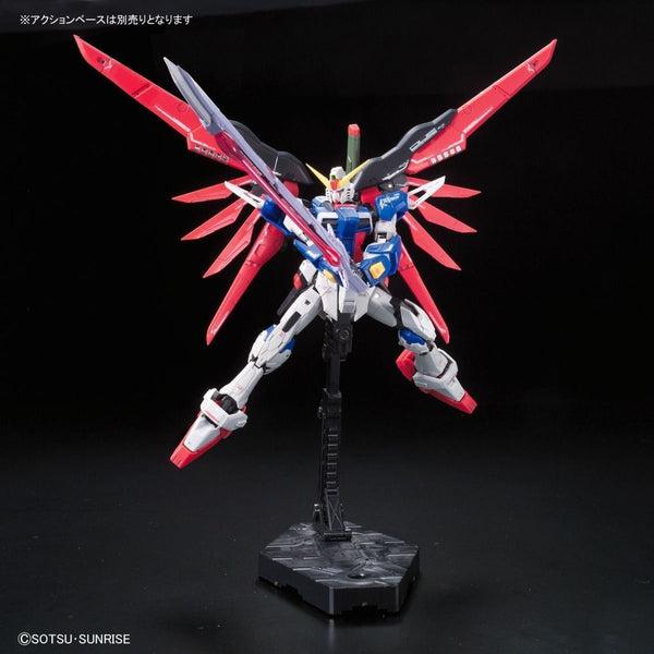 Bandai 1/144 RG ZGMF-X42S Destiny Gundam action pose wings spread