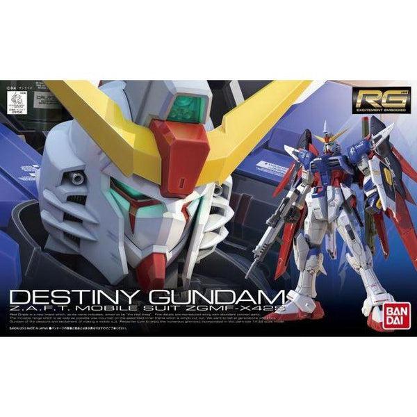 Bandai 1/144 RG ZGMF-X42S Destiny Gundam package art