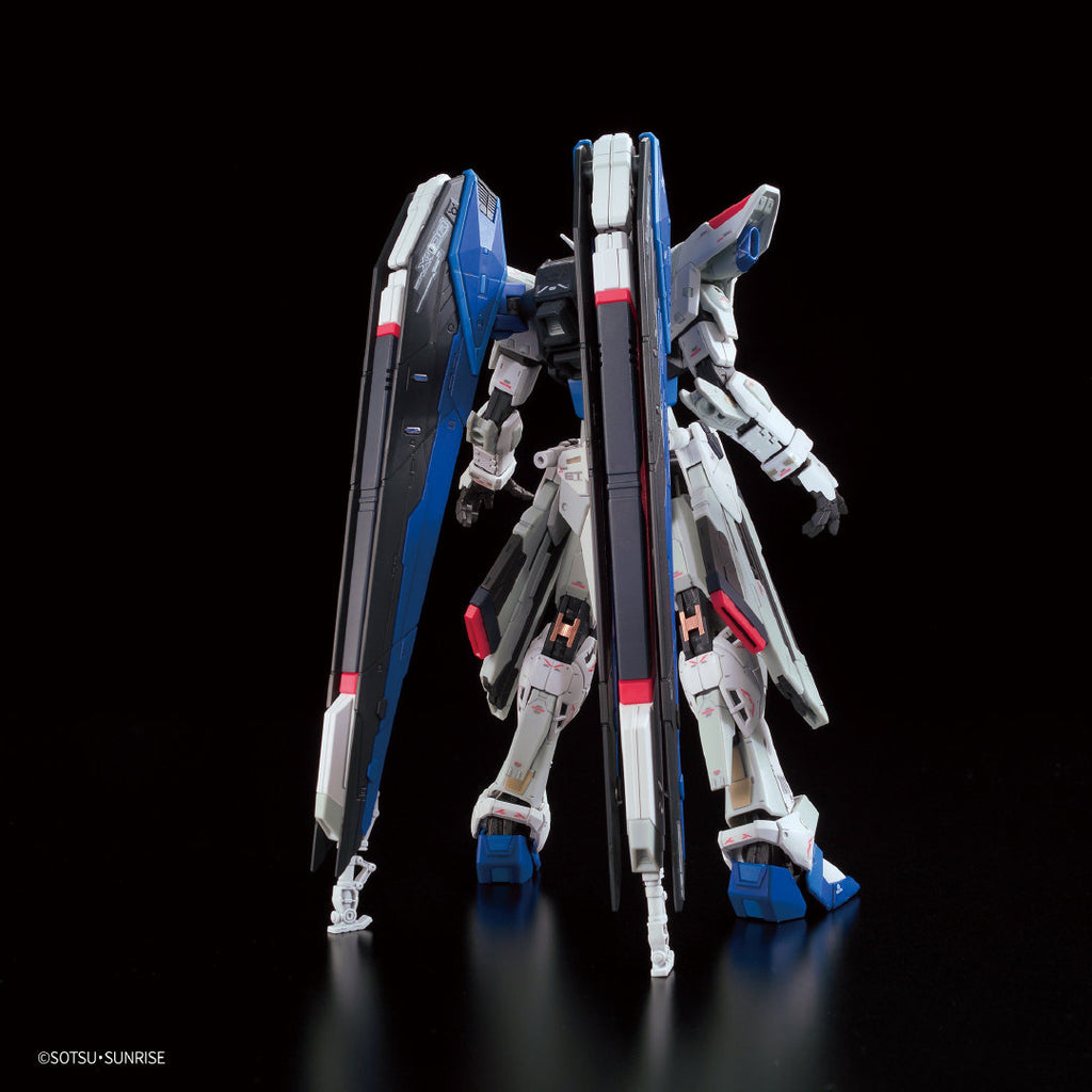 P-Bandai 1/144 RG ZGMF-X10A Freedom Gundam Ver GCP rear view.