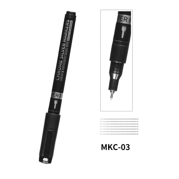 Dspiae Chrome Marker Pen 1.0mm nib