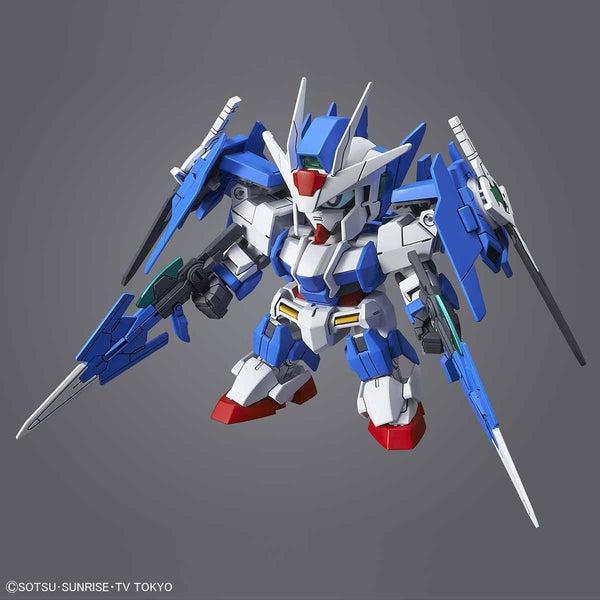 Bandai SD Gundam Cross Silhouette OO Diver Ace action pose with weapons