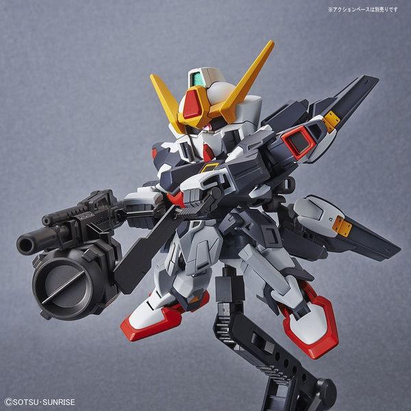Bandai 1/144 SD Gundam Cross Silhouette Sisquied action pose with gun