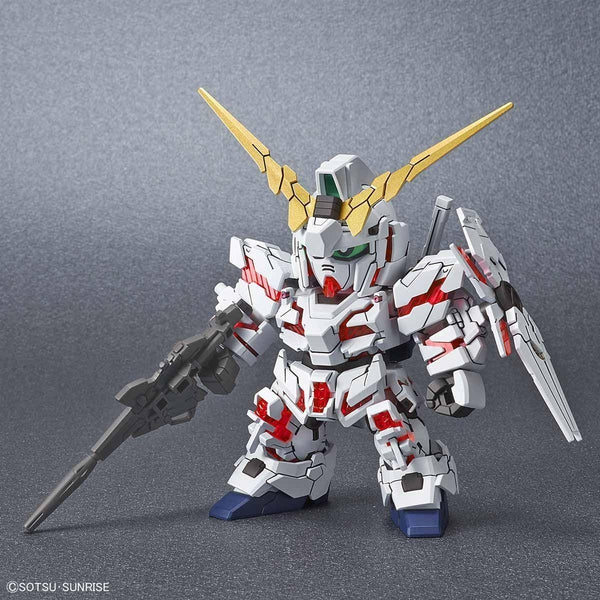 Bandai SD Cundam Cross Silhouette Unicorn Gundam (Destroy Mode) front on pose