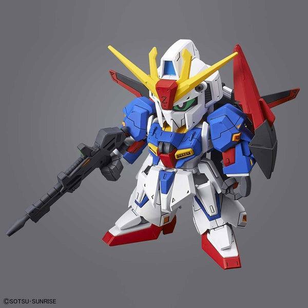 Bandai SD Gundam Cross Silhouette Zeta Gundam front on pose with rifle