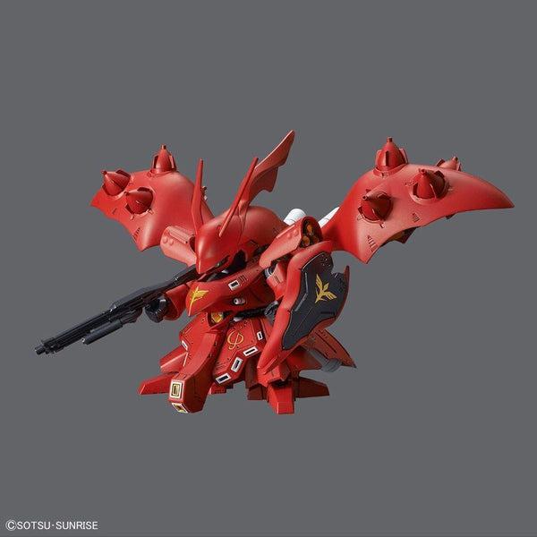 Bandai 1/144 SD Gundam Cross Silhouette Nightingale action pose 1