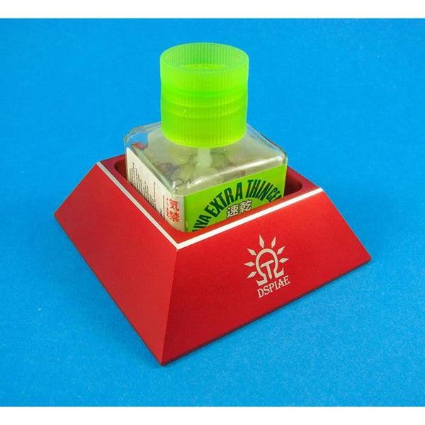 Dspiae Glue Bottle Holder Anodized Alloy holding tamiya square cement bottle 40ml